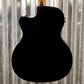 LAG Guitars T118ACE-BLK Black Auditorium Cutaway Acoustic Electric Guitar #1841