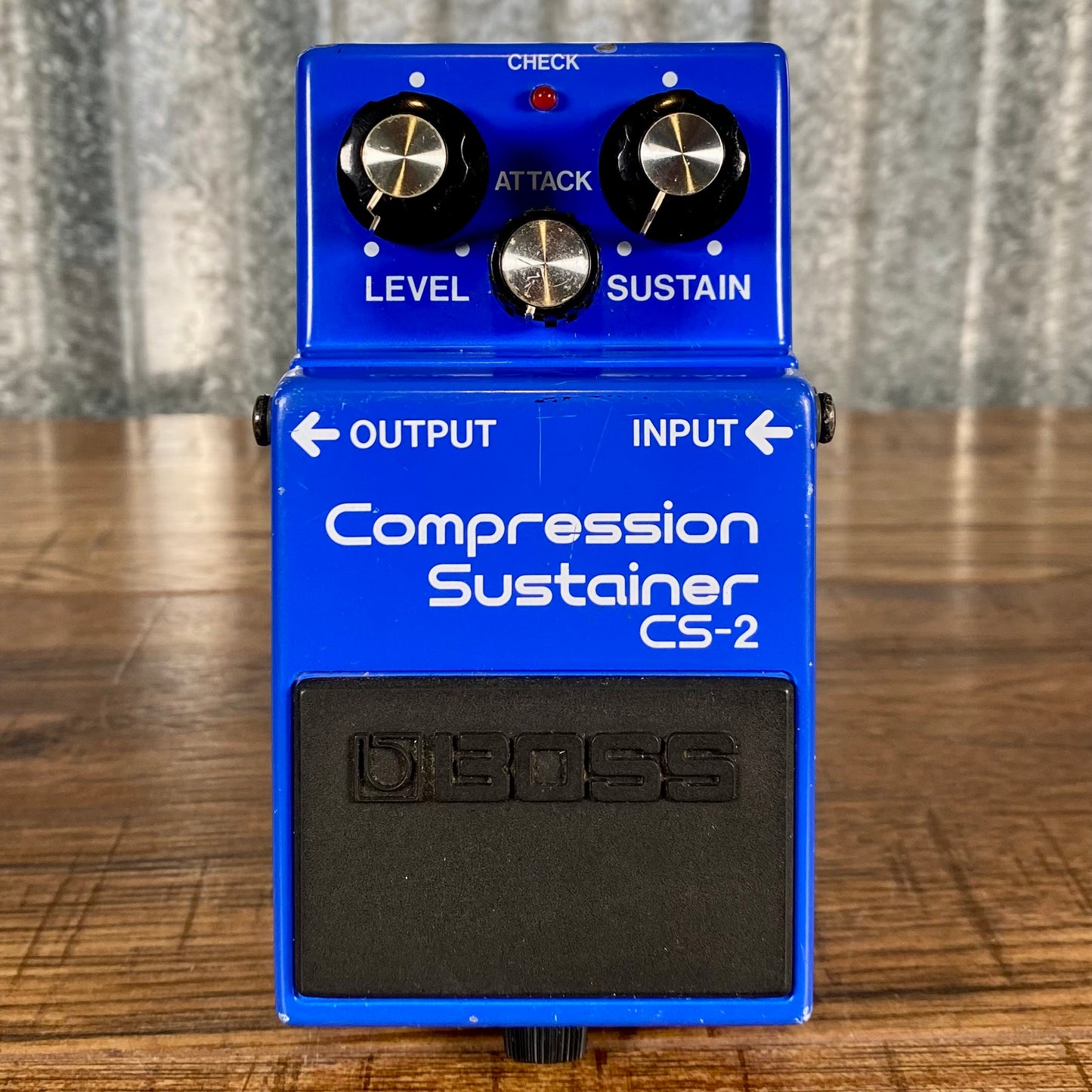 Boss CS-2 Compressor Sustainer Guitar Effect Pedal Japan 1987 Used