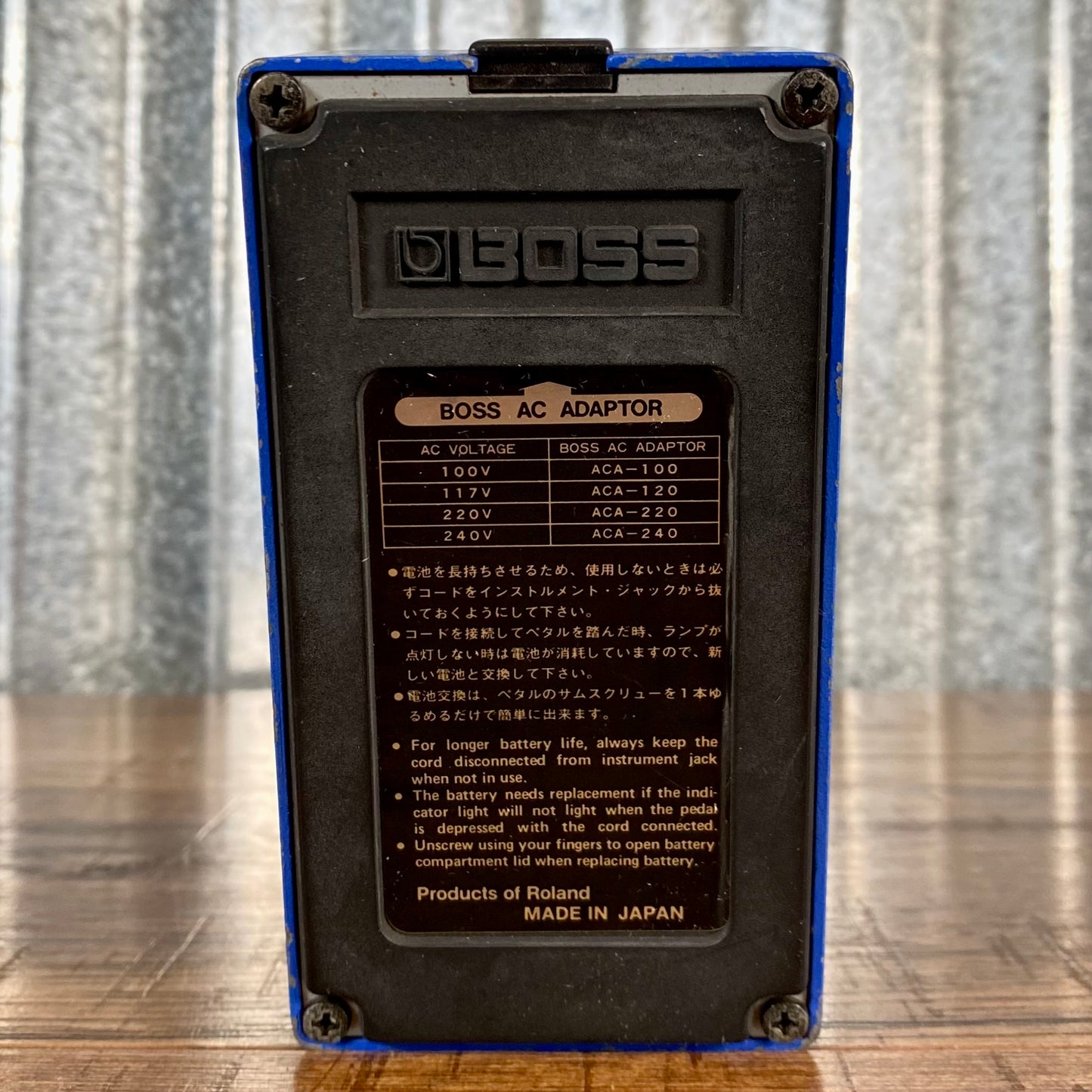Boss CS-2 Compressor Sustainer Guitar Effect Pedal Japan 1987 Used