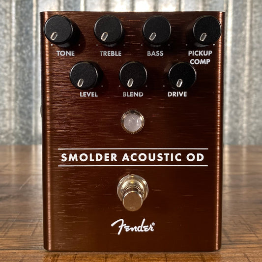 Fender Smolder Acoustic OD Overdrive Guitar Effect Pedal Used