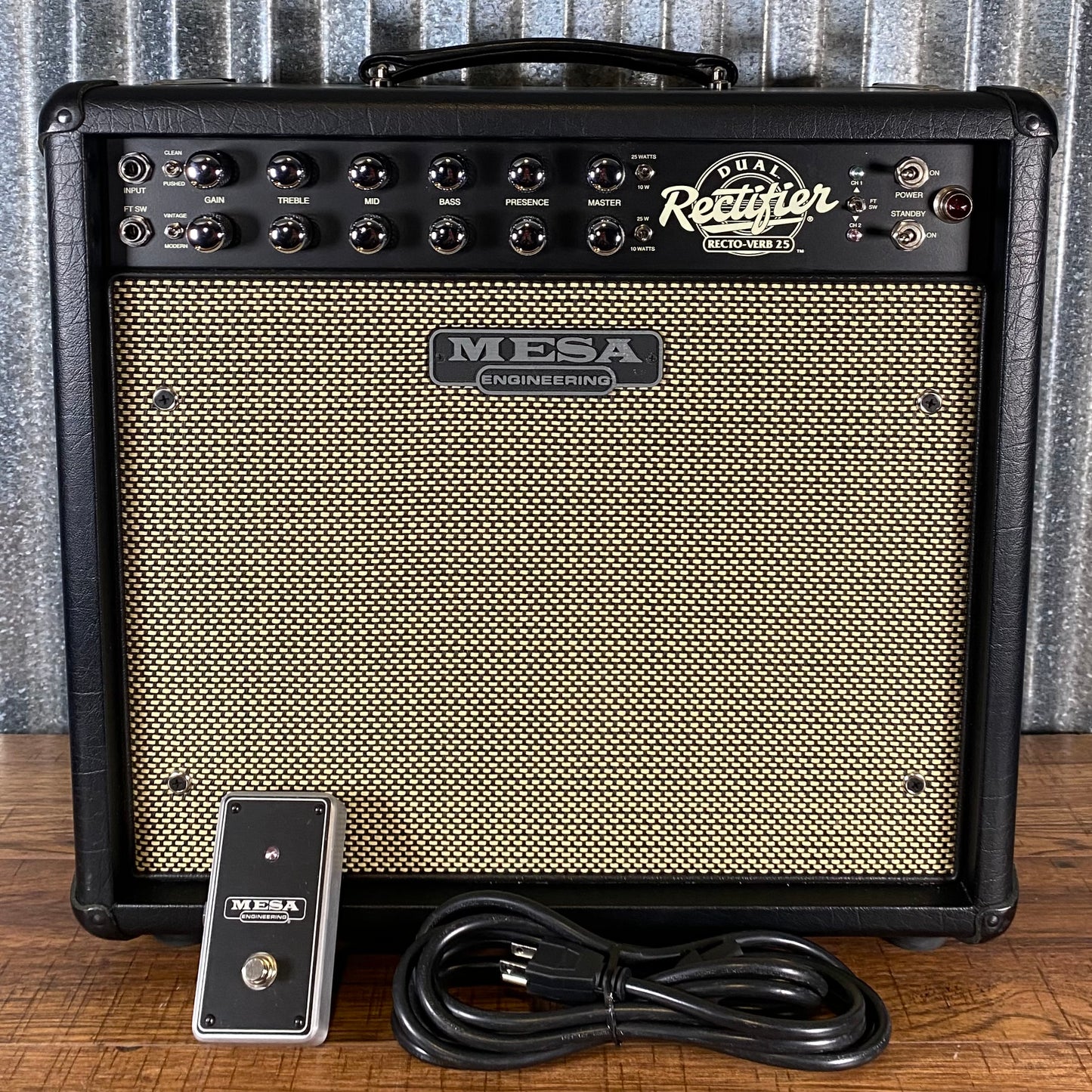 Mesa Boogie Dual Rectifier Recto-Verb 25 Watt 1x12" Tube Guitar Amplifier Combo Used