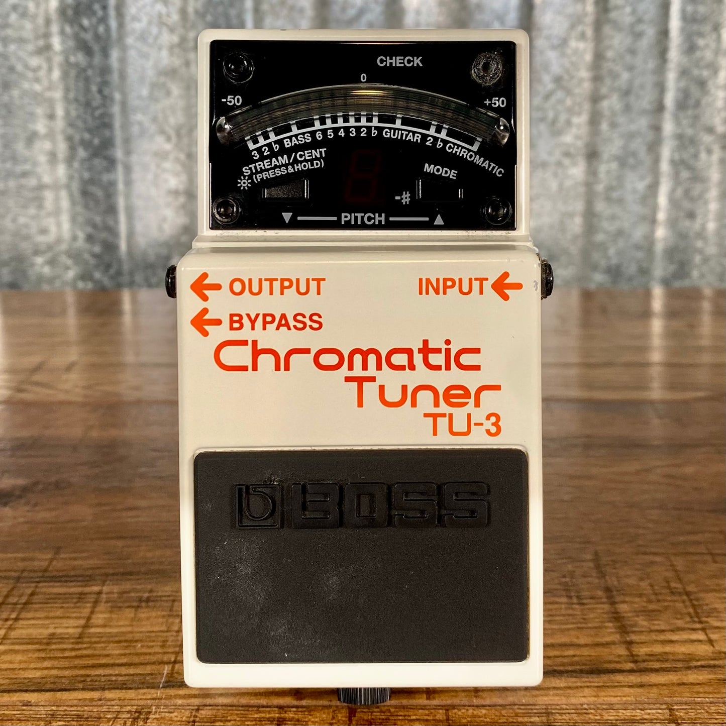 Boss TU-3 Chromatic Tuner Guitar Bass Effect Pedal Used