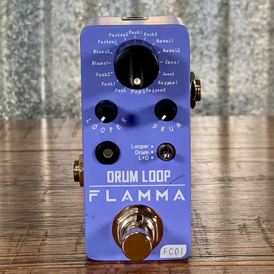 Flamma FC01 Drum Loop Drum Machine Guitar Effect Pedal Used