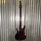 Peavey USA TL5 5 String Neck Through Bass Transparent Black & Case #9850 Used