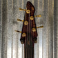 Peavey USA TL5 5 String Neck Through Bass Transparent Black & Case #9850 Used