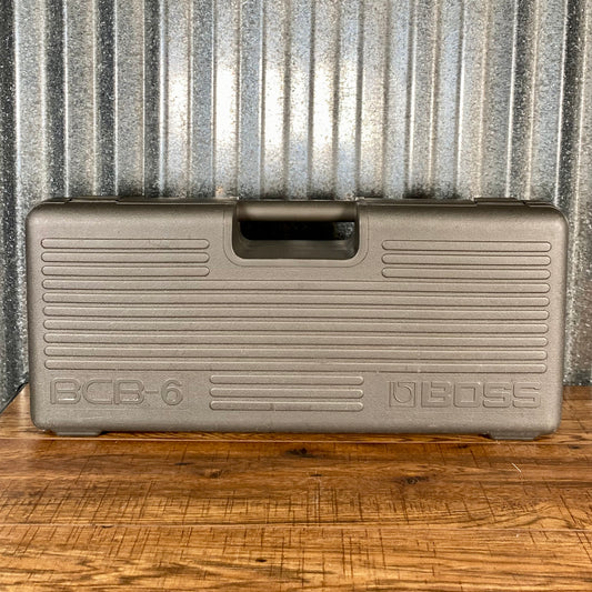 Boss BCB-6 6 Pedal Pedalboard with Cables Silver Japan Used