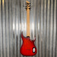Schecter Sunset Extreme 7 LH Scarlet Burst Left Hand Guitar #0740 Used
