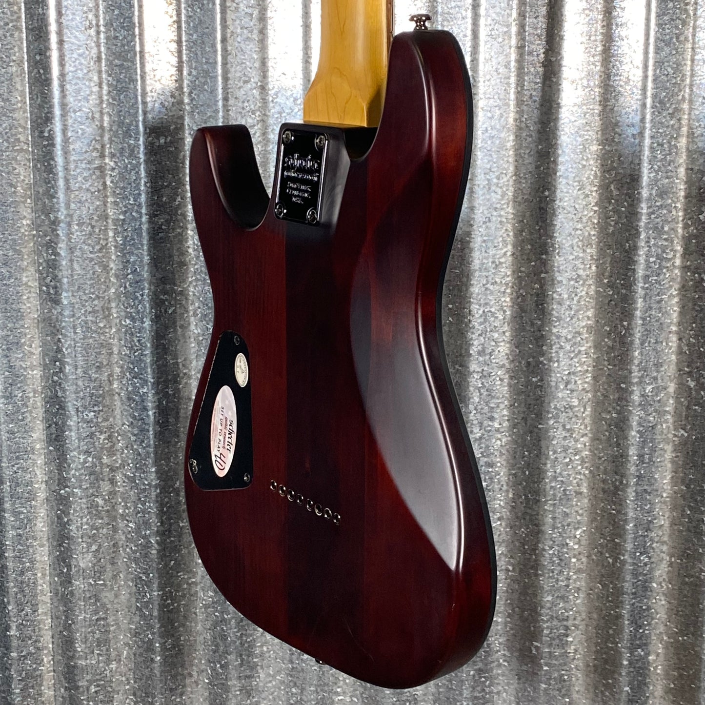 Schecter Omen 8 Walnut Satin Guitar #1939 Used