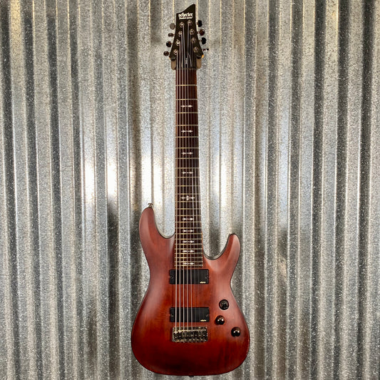 Schecter Omen 8 Walnut Satin Guitar #1939 Used
