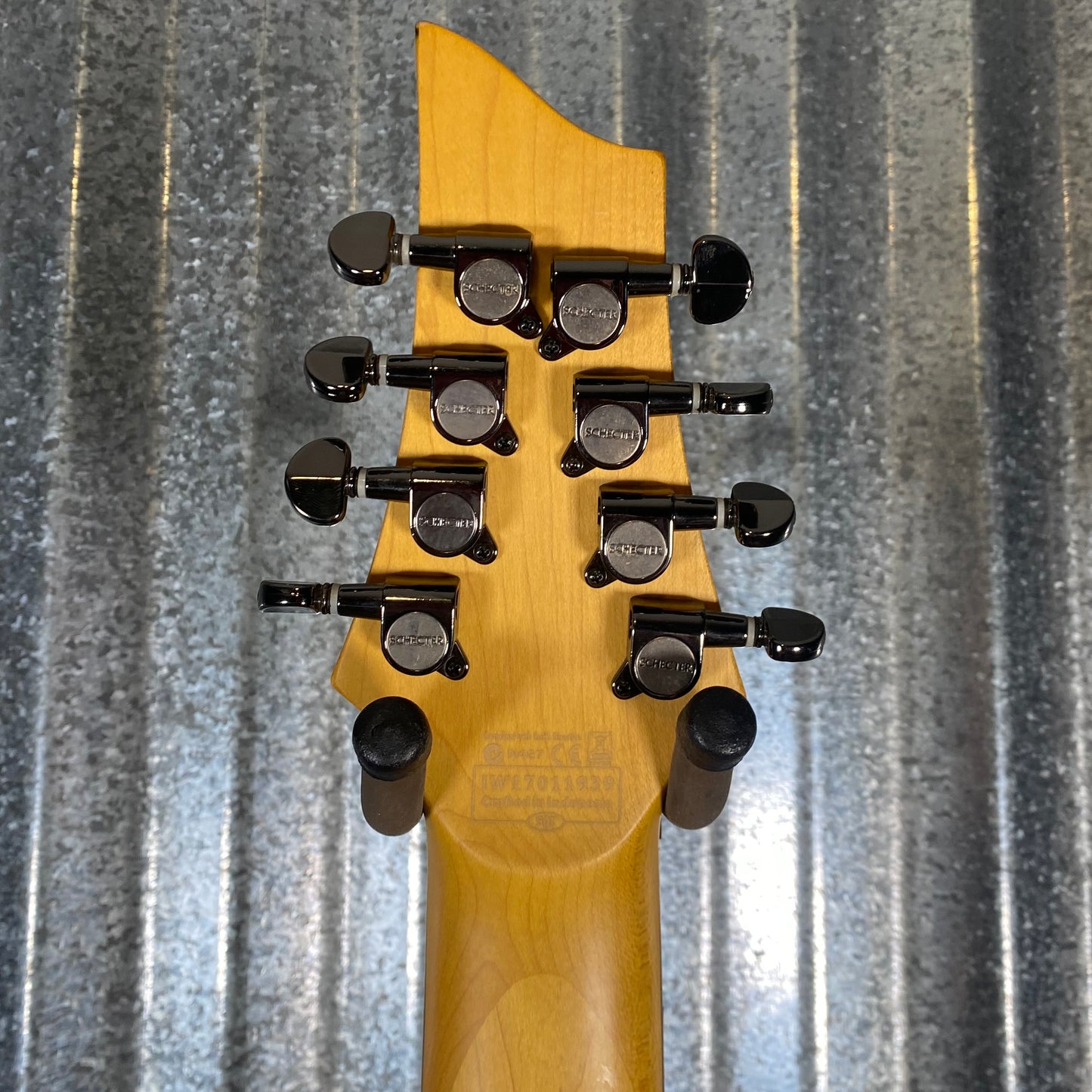 Schecter Omen 8 Walnut Satin Guitar #1939 Used