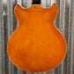 Westcreek Guitars 333 Semi Hollow Body Double Cutaway Amber Brown #0049 Used