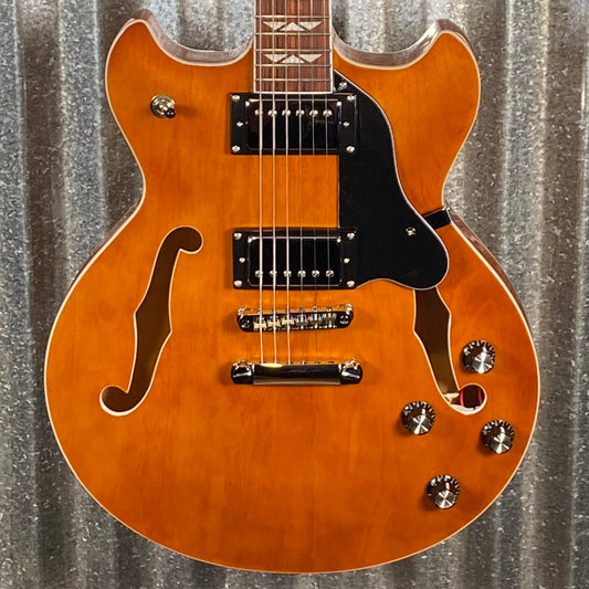 Westcreek Guitars 333 Semi Hollow Body Double Cutaway Amber Brown #0049 Used