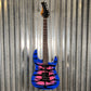 Westcreek Guitars Aetheris Superstrat Blue Tiger Guitar #0292 Used