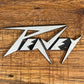 Peavey Classic Metal Logo Badge 6"x3" #1 Used
