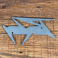 Peavey Classic Metal Logo Badge 6"x3" #2 Used