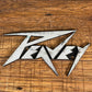 Peavey Classic Metal Logo Badge 6"x3" #4 Used