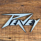 Peavey Classic Metal Logo Badge 6"x3" #6 Used