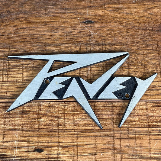 Peavey Classic Metal Logo Badge 6"x3" #6 Used