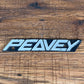 Peavey Modern Logo Badge Plastic 7" x 1.25" #2 Used