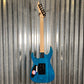 ESP LTD MH-203QM See Thru Blue Quilt Top Guitar MH203QMSTB #0262 Used