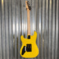 ESP LTD GL-200MT George Lynch Yellow Tiger Stripe Graphic Guitar LGL200MT #0434 Used