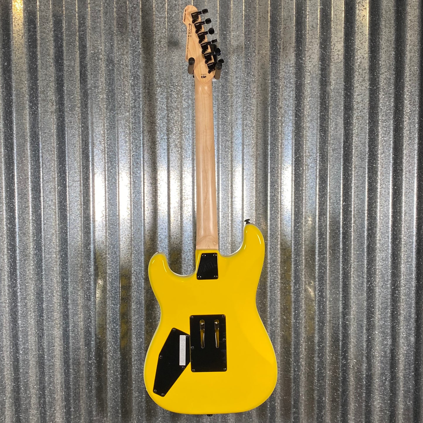 ESP LTD GL-200MT George Lynch Yellow Tiger Stripe Graphic Guitar LGL200MT #0434 Used