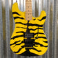 ESP LTD GL-200MT George Lynch Yellow Tiger Stripe Graphic Guitar LGL200MT #0434 Used