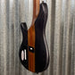 Schecter Charles Berthoud CB-5 See Through Black Satin EMG 5 String Bass #2510