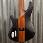 Schecter Charles Berthoud CB-5 See Through Black Satin EMG 5 String Bass #2510