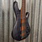 Schecter Charles Berthoud CB-5 See Through Black Satin EMG 5 String Bass #2510