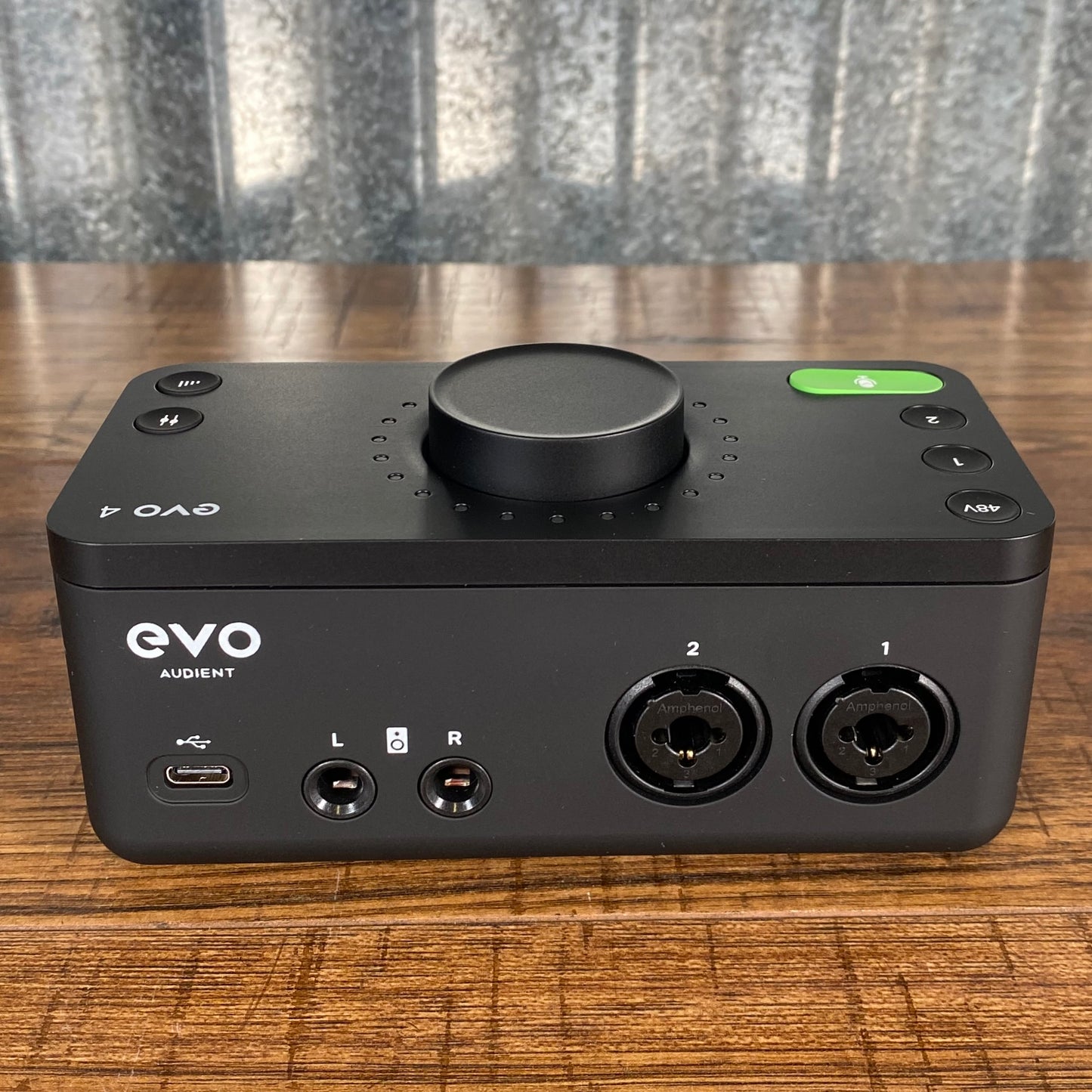 Audient EVO4SRB 2x2 USB Audio Recording Interface Bundle with Headphones, Microphone & Software