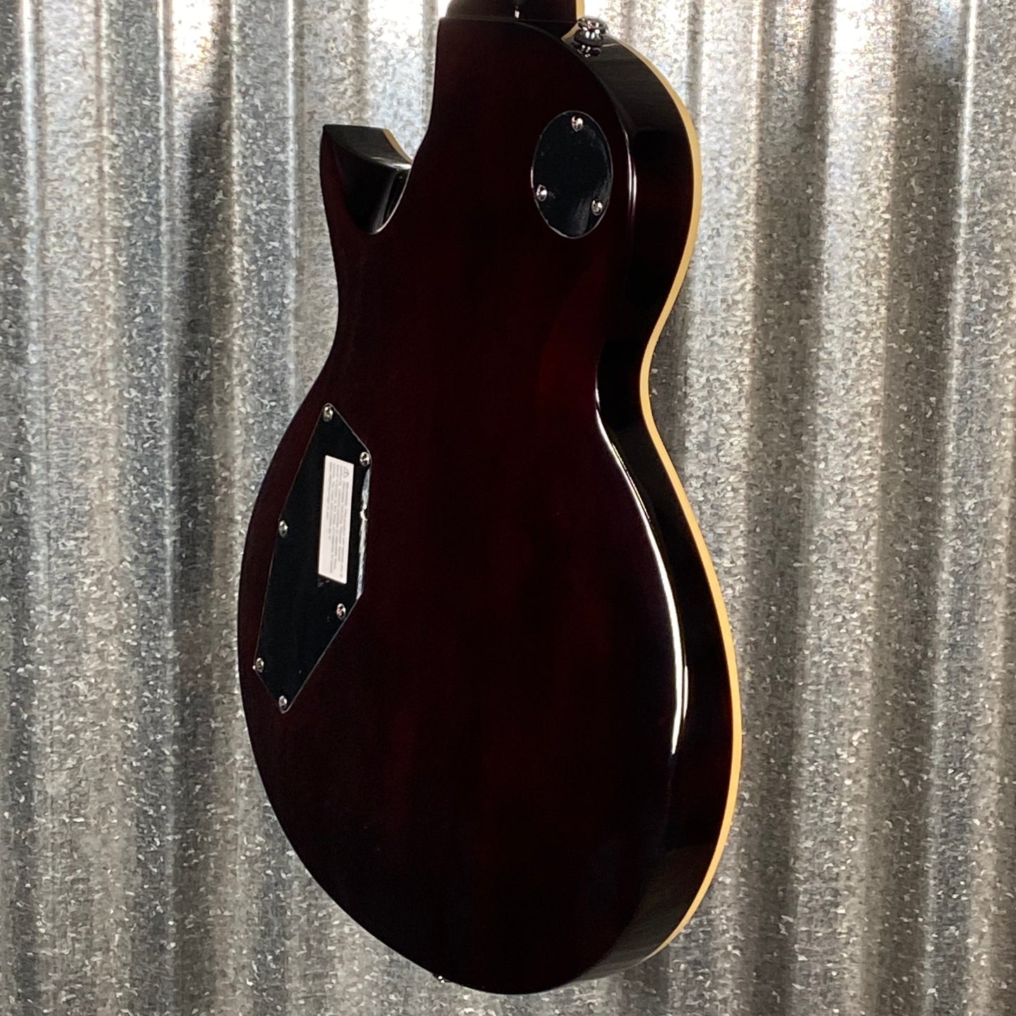 ESP LTD EC-256 Flame Dark Brown Sunburst Guitar LEC256FMDBSB #0525 Used