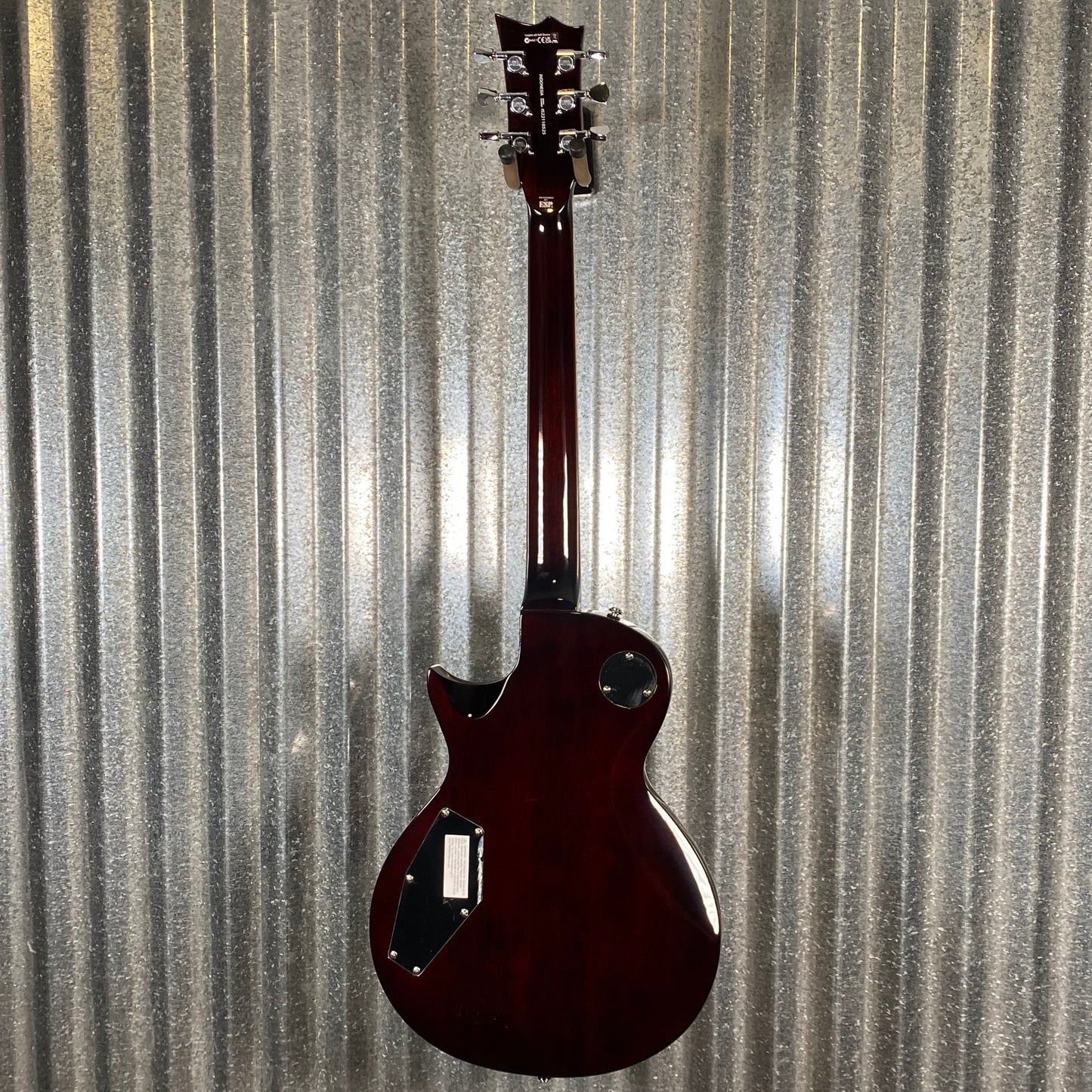 ESP LTD EC-256 Flame Dark Brown Sunburst Guitar LEC256FMDBSB #0525 Used