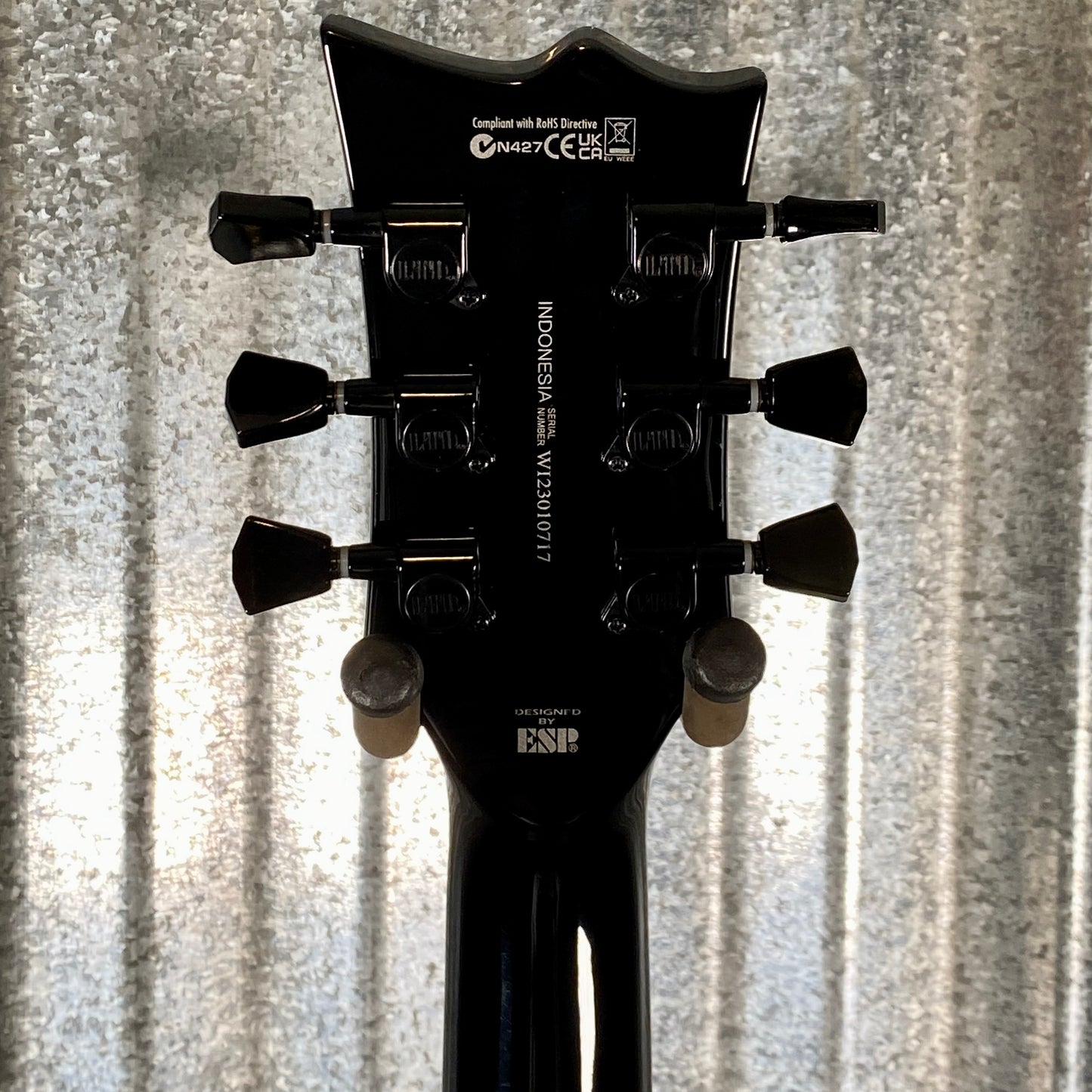 ESP LTD GH-200 Gary Holt Floyd Rose Black Guitar LGH200BLK #0717 Used