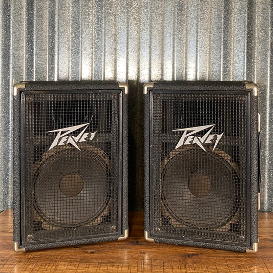 Peavey USA Flex Monitor 6.5" & Horn PA Speaker Pair Used