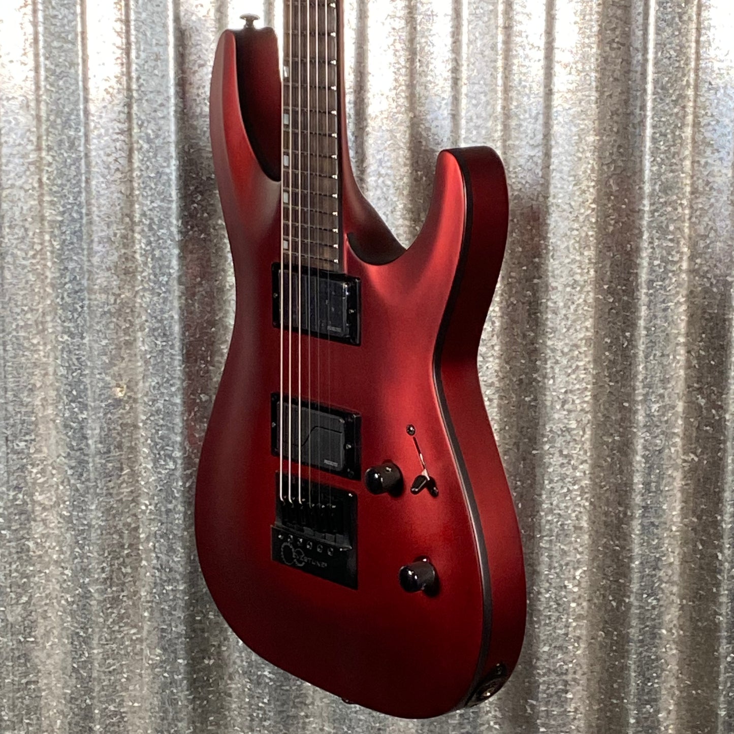 ESP LTD MH-1000 Evertune Candy Apple Red Satin Guitar LMH1000ETCARS #0098 Used