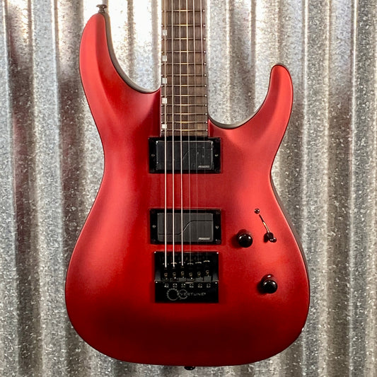 ESP LTD MH-1000 Evertune Candy Apple Red Satin Guitar LMH1000ETCARS #0098 Used