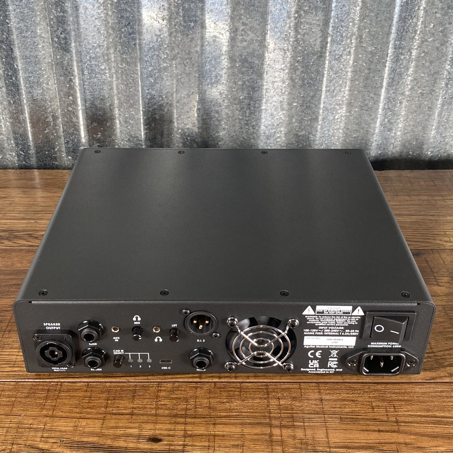 Aguilar AG500v2 AG 500 Generation 2 Bass Amplifier Head Demo