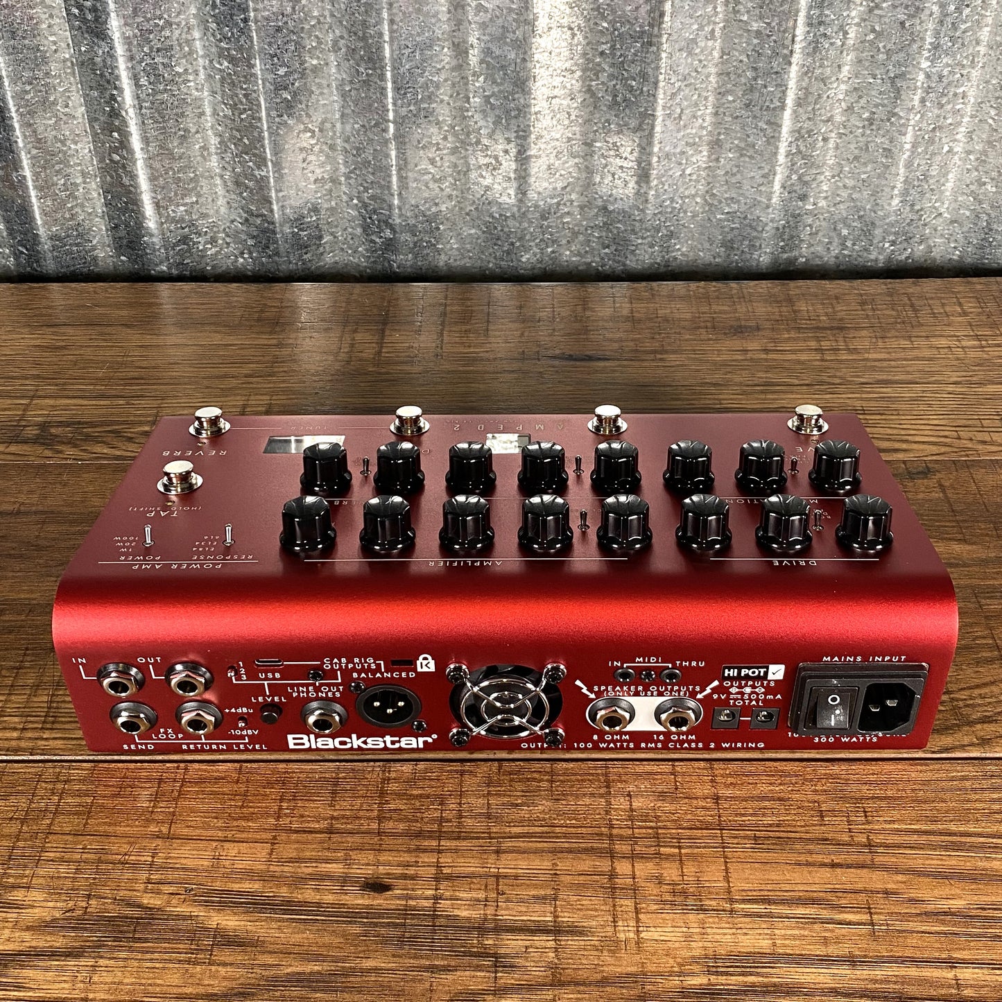 Blackstar Amped 2 100 Watt 2 Channel Amplifier Guitar Multi Effect Pedal Demo