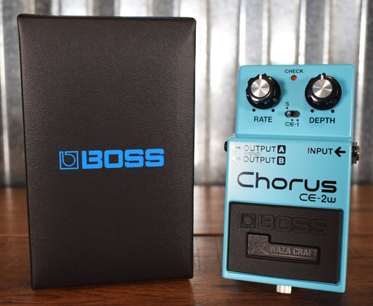 Boss CE-2W Waza Craft Chorus Guitar Effect Pedal Demo