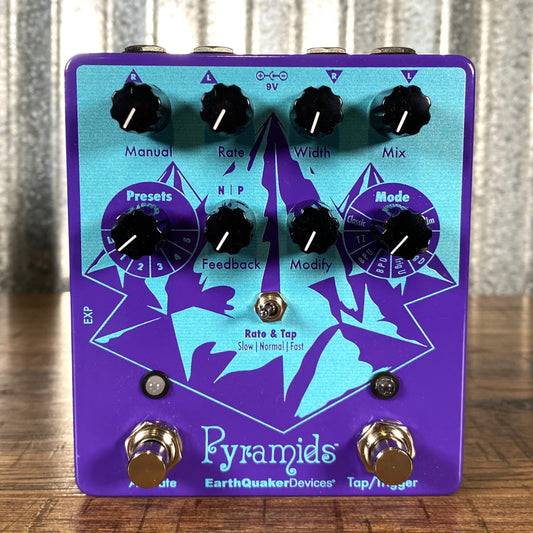 Earthquaker Devices EQD Pyramids Stereo Flanger Guitar Effect Pedal Demo