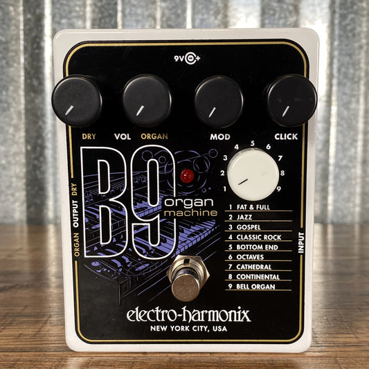 Electro-Harmonix EHX B9 Organ Machine Synth Guitar Effect Pedal Demo