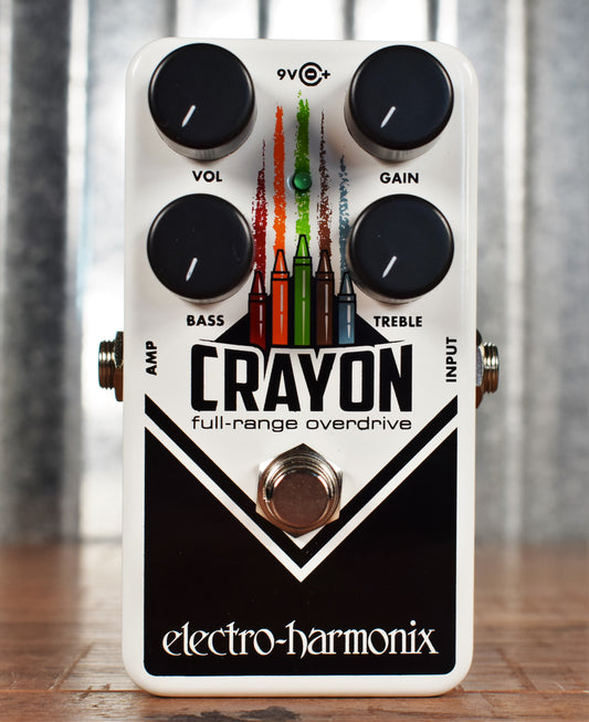 Electro-Harmonix EHX Crayon 69 Full Range Overdrive Guitar Effect Pedal Demo