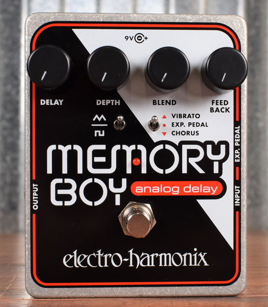Electro-Harmonix EHX Memory Boy Analog Echo Chorus Vibrato Guitar Effect Pedal Demo