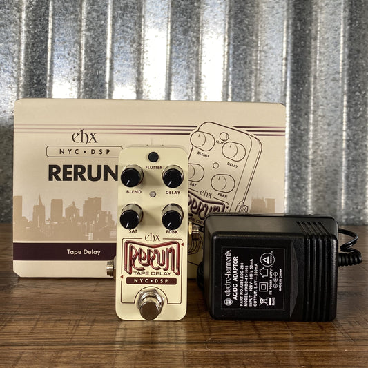 Electro-Harmonix EHX Pico Rerun Tape Delay Guitar Effect Pedal Demo