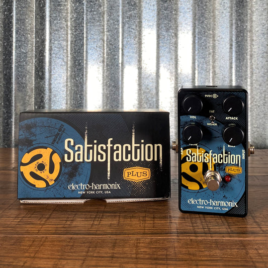 Electro-Harmonix EHX Satisfaction Plus Vintage Fuzz Guitar Effect Pedal Demo