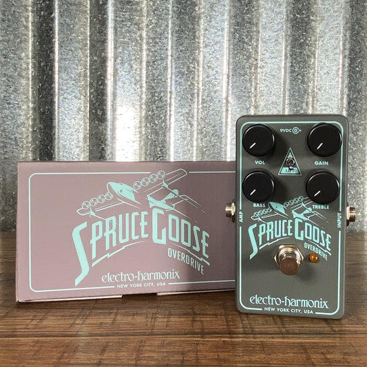 Electro-Harmonix EHX Spruce Goose Overdrive Guitar Effect Pedal Demo