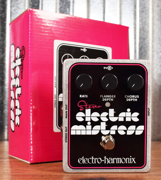 Electro-Harmonix EHX Stereo Electric Mistress Flanger Chorus Guitar Effect Pedal Demo