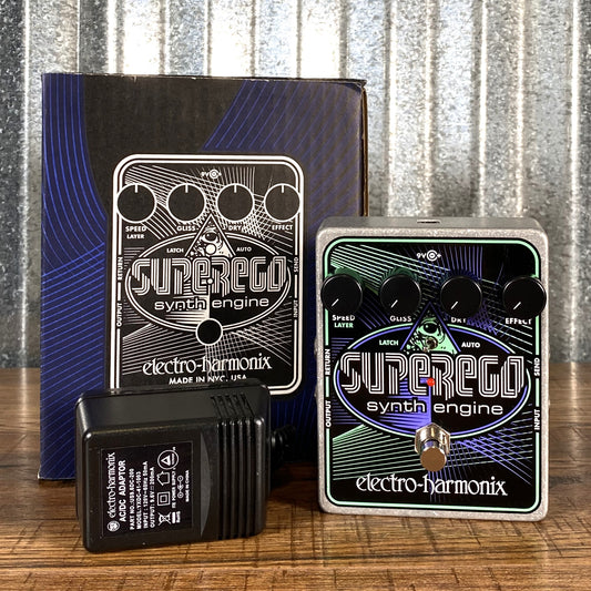 Electro-Harmonix EHX Superego Polyphonic Synth Guitar Effect Pedal Demo