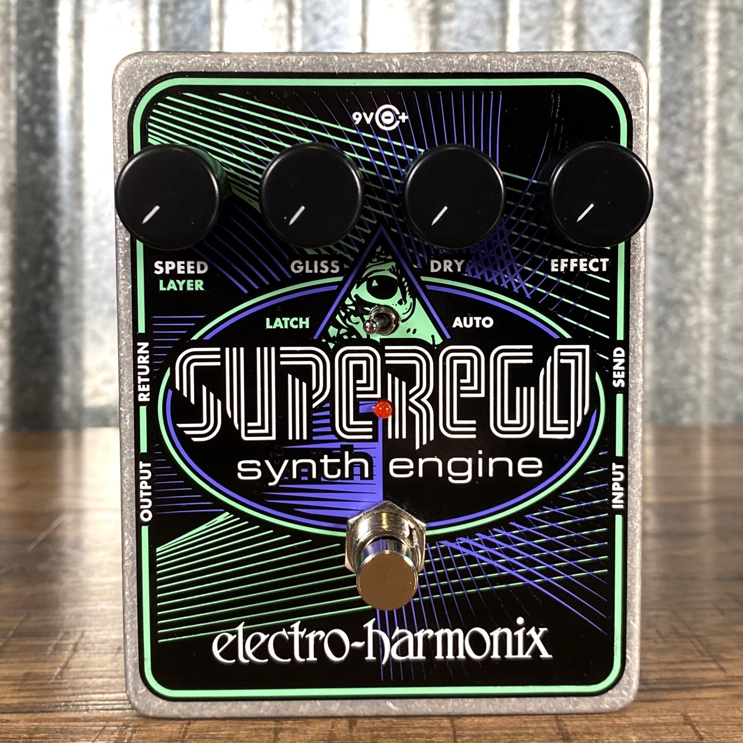 Electro-Harmonix EHX Superego Polyphonic Synth Guitar Effect Pedal Demo